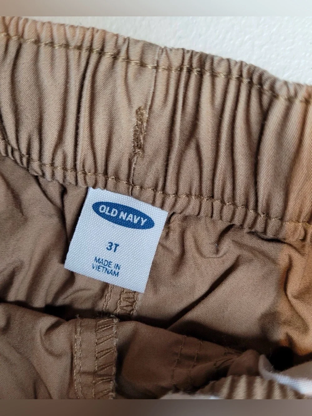 Boys 2-Pack Shorts Size 3T Garanimals Denim + Old Navy Khaki